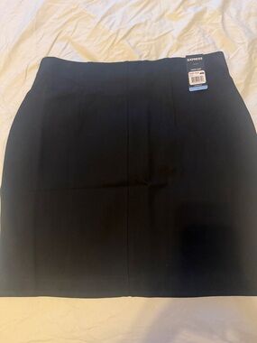 Express Black Ponte Pencil Skirt - Classic Workwear